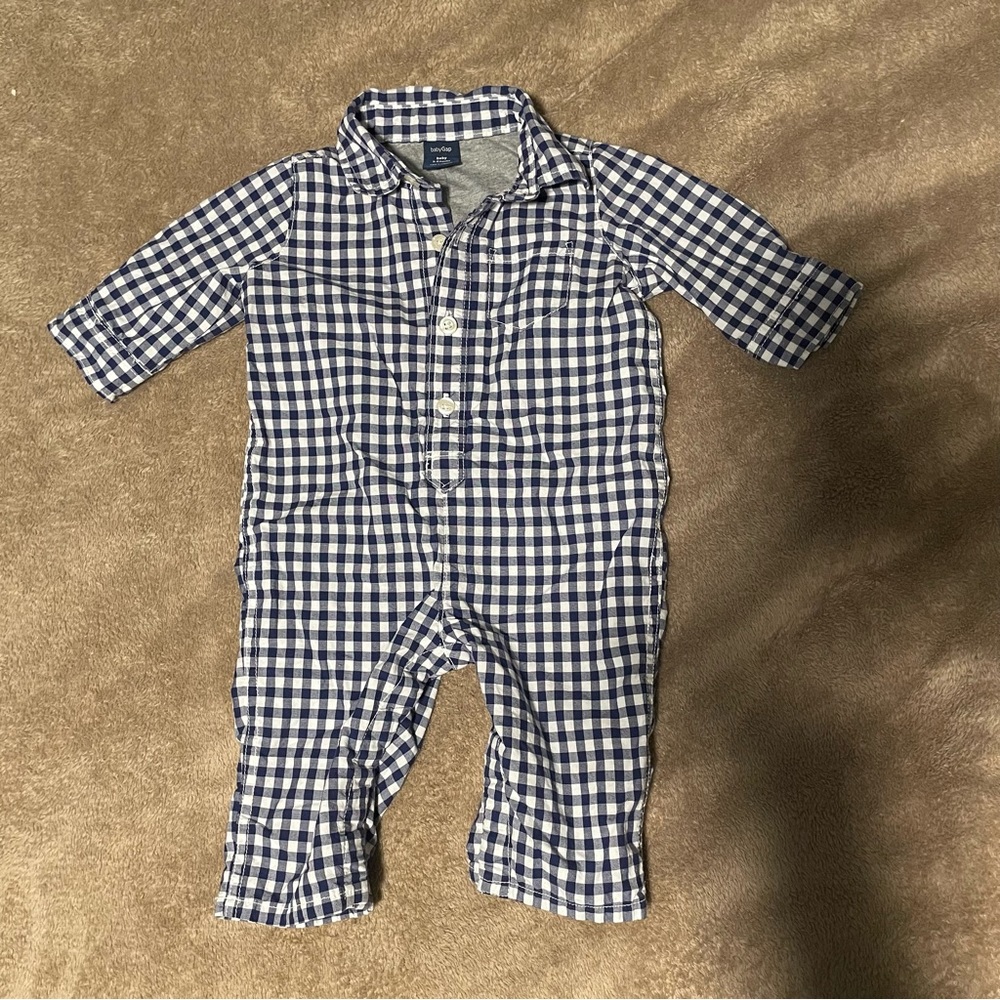 Baby Gap plaid one piece